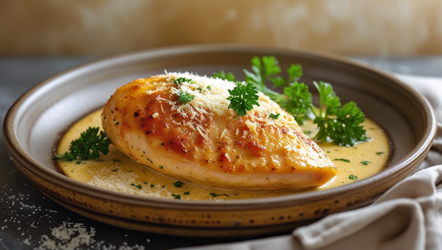 creamy garlic parmesan chicken